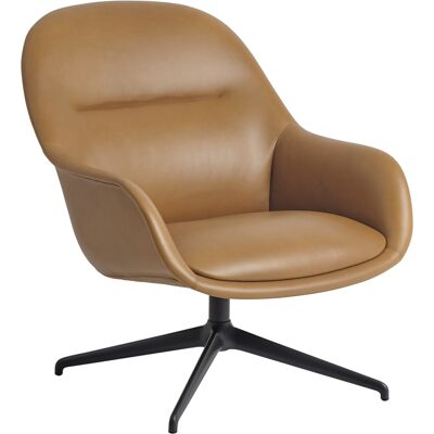 Sedia lounge Fiber di Muuto - Design girevole ecologico Sedia lounge Fiber di Muuto - Design girevole ecologico