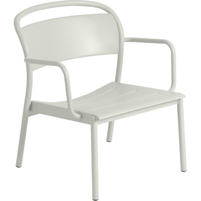 Poltrona in acciaio Linear di Muuto - Sedia moderna da esterno Poltrona in acciaio Linear di Muuto - Sedia moderna da esterno