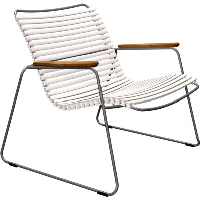 Houe - Poltrona bassa Click - Bianco - Acciaio termolaccato - Designer Henrik Pedersen Houe - Poltrona bassa Click - Bianco - Acciaio termolaccato - Designer Henrik Pedersen