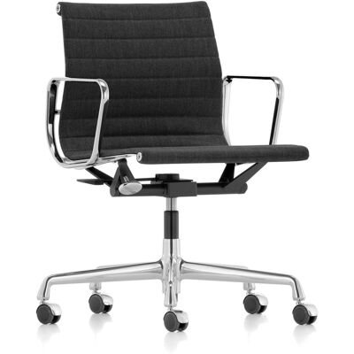 Vitra - Poltrona a rotelle Eames Aluminium - Nero - Designer Charles & Ray Eames Vitra - Poltrona a rotelle Eames Aluminium - Nero - Designer Charles & Ray Eames
