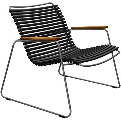 Houe - Poltrona bassa Click - Nero - Acciaio termolaccato - Designer Henrik Pedersen Houe - Poltrona bassa Click - Nero - Acciaio termolaccato - Designer Henrik Pedersen