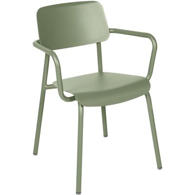 Fermob - Poltrona impilabile Studie - Verde - Alluminio - Designer Tristan Lohner Fermob - Poltrona impilabile Studie - Verde - Alluminio - Designer Tristan Lohner