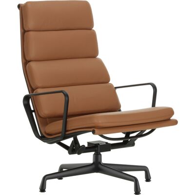 Vitra - Poltrona imbottita Soft Pad - Marrone - Pelle bovina - Designer Charles & Ray Eames Vitra - Poltrona imbottita Soft Pad - Marrone - Pelle bovina - Designer Charles & Ray Eames