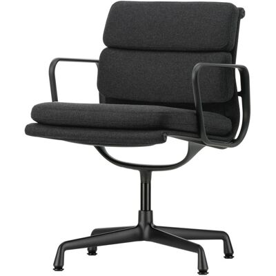 Vitra - Poltrona imbottita Soft Pad - Nero - Designer Charles & Ray Eames Vitra - Poltrona imbottita Soft Pad - Nero - Designer Charles & Ray Eames