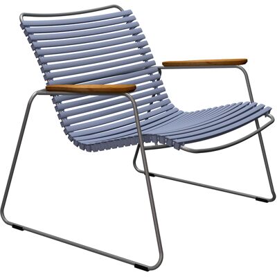 Houe - Poltrona bassa Click - Blu - Acciaio termolaccato - Designer Henrik Pedersen Houe - Poltrona bassa Click - Blu - Acciaio termolaccato - Designer Henrik Pedersen