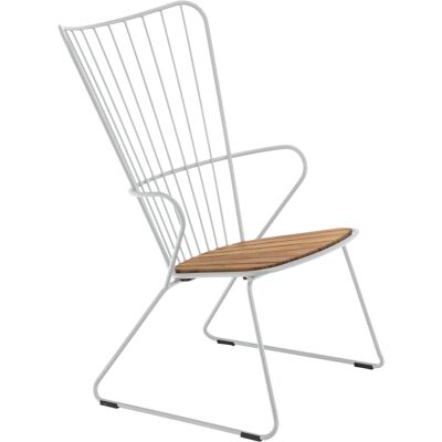 Sedia a sdraio HOUE Paon - Bianco - Sedia da esterno scandinava Sedia a sdraio HOUE Paon - Bianco - Sedia da esterno scandinava