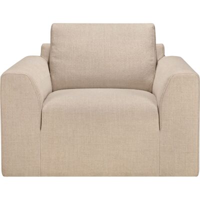 Ethnicraft - Poltrona imbottita Ease - Beige - Schiuma ad alta densità - Designer Paul Delaisse Ethnicraft - Poltrona imbottita Ease - Beige - Schiuma ad alta densità - Designer Paul Delaisse