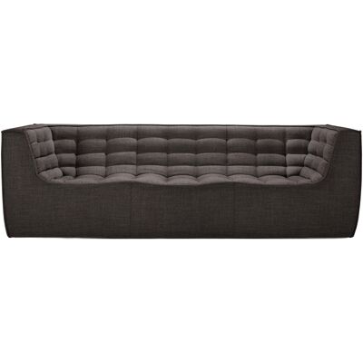 Ethnicraft - Divano 3 posti o più N701 - Grigio - Schiuma PU ad alta densità - Designer Jacques Deneef Ethnicraft - Divano 3 posti o più N701 - Grigio - Schiuma PU ad alta densità - Designer Jacques Deneef
