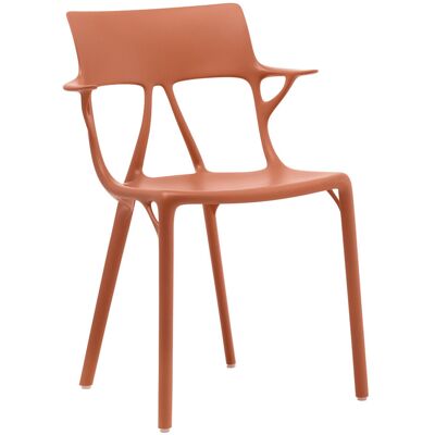 Kartell - Poltrona A. I - Arancione - Tecnopolimero termoplastico riciclato - Designer Philippe Starck Kartell - Poltrona A. I - Arancione - Tecnopolimero termoplastico riciclato - Designer Philippe Starck