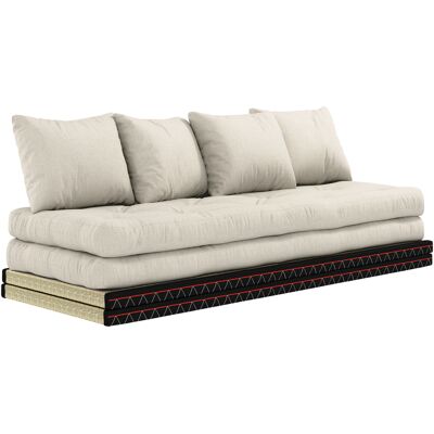 KARUP - Divano 3 posti o più Chico - Bianco - Giunco intrecciato KARUP - Divano 3 posti o più Chico - Bianco - Giunco intrecciato