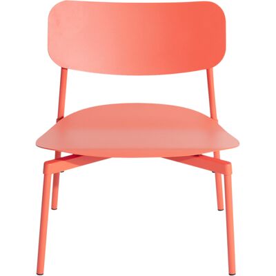 Petite Friture - Poltrona bassa impilabile Fromme - Arancione - Alluminio - Designer Tom Chung Petite Friture - Poltrona bassa impilabile Fromme - Arancione - Alluminio - Designer Tom Chung