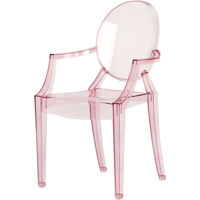 Kartell - Lou Lou Ghost - Rosa - policarbonato - Sedia per bambini Kartell - Lou Lou Ghost - Rosa - policarbonato - Sedia per bambini