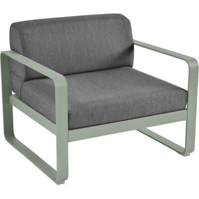 Fermob - Poltrona imbottita Bellevie - Grigio - Tessuto acrilico - Designer Pagnon & Pelhaître Fermob - Poltrona imbottita Bellevie - Grigio - Tessuto acrilico - Designer Pagnon & Pelhaître