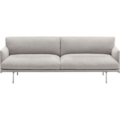 Muuto - Divano 3 posti o più Outline - Grigio - Legno certificato FSC - Designer Anderssen & Voll Muuto - Divano 3 posti o più Outline - Grigio - Legno certificato FSC - Designer Anderssen & Voll
