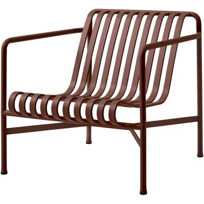 Hay - Poltrona bassa Palissade - Rosso - Acciaio - Designer Ronan & Erwan Bouroullec Hay - Poltrona bassa Palissade - Rosso - Acciaio - Designer Ronan & Erwan Bouroullec