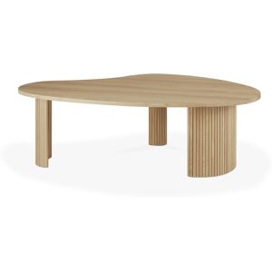 Ethnicraft - Tavolino Boomerang - Legno naturale - Massello di quercia oliato - Designer Alain van Havre Ethnicraft - Tavolino Boomerang - Legno naturale - Massello di quercia oliato - Designer Alain van Havre