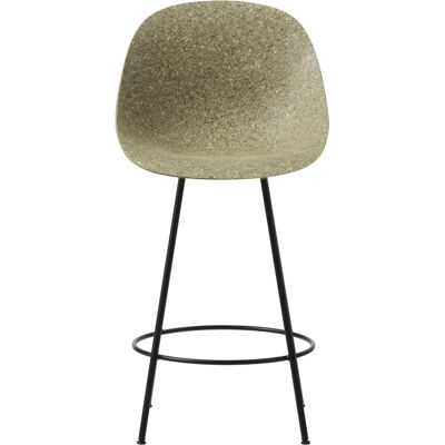 Normann Copenhagen - Sedia da bar Mat - Marrone - Alga marina - Designer Peter Hiort-Lorenzen Normann Copenhagen - Sedia da bar Mat - Marrone - Alga marina - Designer Peter Hiort-Lorenzen