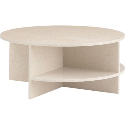 Muuto - Tavolino Halves - Beige - Terrazzo - Designer MSDS Studio Muuto - Tavolino Halves - Beige - Terrazzo - Designer MSDS Studio