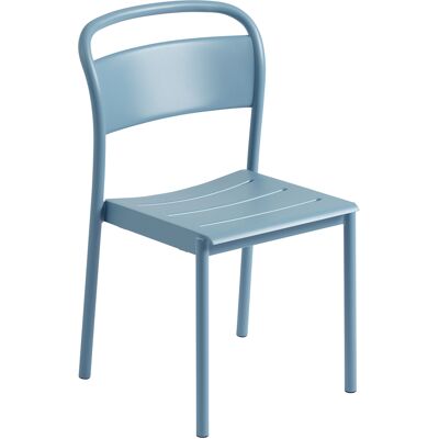 Muuto - Sedia impilabile Linear - Blu - Acciaio verniciato a polvere - Designer Thomas Bentzen Muuto - Sedia impilabile Linear - Blu - Acciaio verniciato a polvere - Designer Thomas Bentzen
