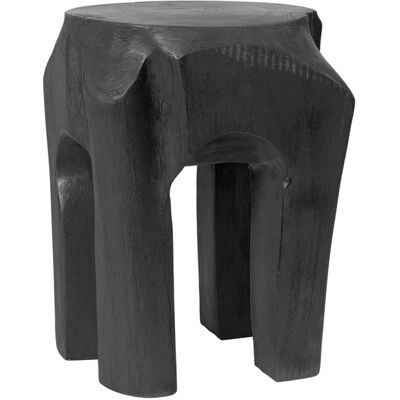 Ferm Living - Sgabello Root - Nero - Teck Ferm Living - Sgabello Root - Nero - Teck