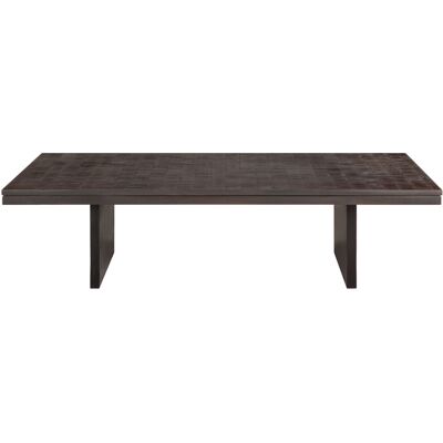 Ethnicraft - Tavolino Grooves - Nero - Teak massello Ethnicraft - Tavolino Grooves - Nero - Teak massello