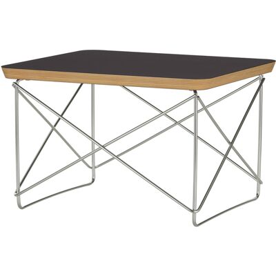 Vitra - Tavolino d'appoggio Occasional Table LTR - Nero - Filo in acciaio inox - Designer Charles & Ray Eames Vitra - Tavolino d'appoggio Occasional Table LTR - Nero - Filo in acciaio inox - Designer Charles & Ray Eames