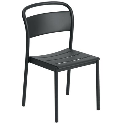 Muuto - Sedia impilabile Linear - Nero - Acciaio - Designer Thomas Bentzen Muuto - Sedia impilabile Linear - Nero - Acciaio - Designer Thomas Bentzen