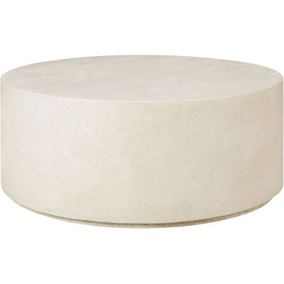 Tavolino rotondo organico Ethnicraft 80x32cm Microcemento Tavolino rotondo organico Ethnicraft 80x32cm Microcemento