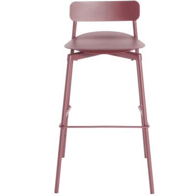 Petite Friture - Sgabello alto impilabile Fromme - Rosso - Alluminio - Designer Tom Chung Petite Friture - Sgabello alto impilabile Fromme - Rosso - Alluminio - Designer Tom Chung