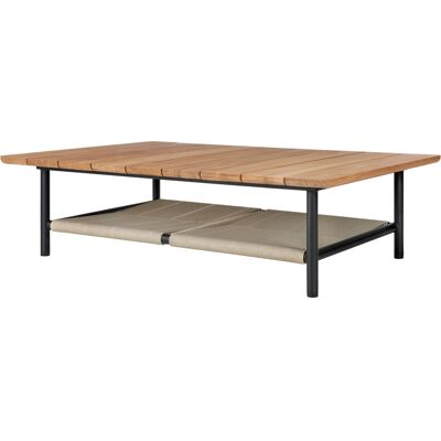 Ethnicraft - Tavolino Corbey - Legno naturale - Corda Ethnicraft - Tavolino Corbey - Legno naturale - Corda
