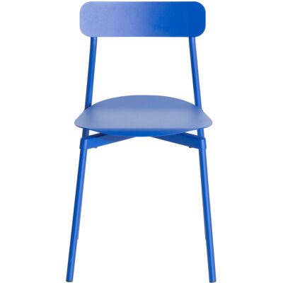 Petite Friture - Sedia impilabile Fromme - Blu - Alluminio - Designer Tom Chung Petite Friture - Sedia impilabile Fromme - Blu - Alluminio - Designer Tom Chung