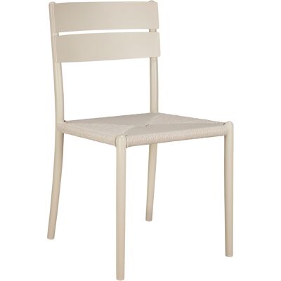 Ethnicraft - Sedia Elin - Beige - Alluminio termolaccato Ethnicraft - Sedia Elin - Beige - Alluminio termolaccato