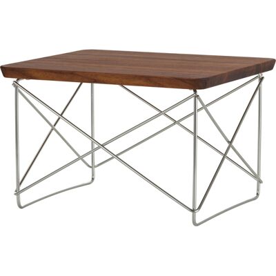 Vitra - Tavolino d'appoggio Occasional Table LTR - Marrone - Filo in acciaio inox - Designer Charles & Ray Eames Vitra - Tavolino d'appoggio Occasional Table LTR - Marrone - Filo in acciaio inox - Designer Charles & Ray Eames