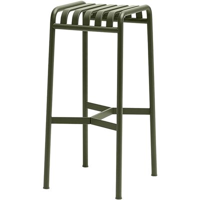 Hay - Sgabello bar Palissade - Verde - Vernice epossidica - Designer Ronan & Erwan Bouroullec Hay - Sgabello bar Palissade - Verde - Vernice epossidica - Designer Ronan & Erwan Bouroullec
