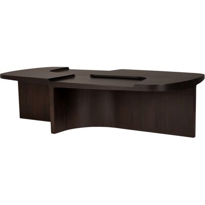 Ethnicraft - Tavolino Brutalist - Marrone - Mogano massiccio tinto - Designer Alain van Havre Ethnicraft - Tavolino Brutalist - Marrone - Mogano massiccio tinto - Designer Alain van Havre