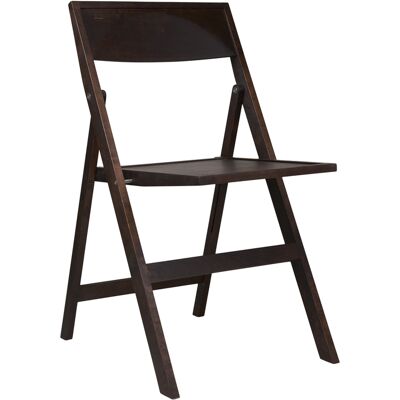 Frama - Sedia pieghevole Flat Chair - Marrone - Betulla massello tinta - Designer Casegoods Frama - Sedia pieghevole Flat Chair - Marrone - Betulla massello tinta - Designer Casegoods
