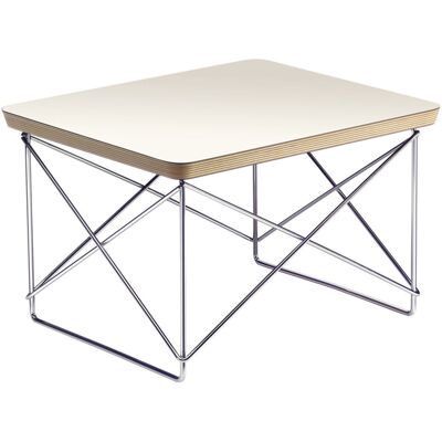 Vitra - Tavolino d'appoggio Occasional Table LTR - Bianco - Laminato HPL - Designer Charles & Ray Eames Vitra - Tavolino d'appoggio Occasional Table LTR - Bianco - Laminato HPL - Designer Charles & Ray Eames
