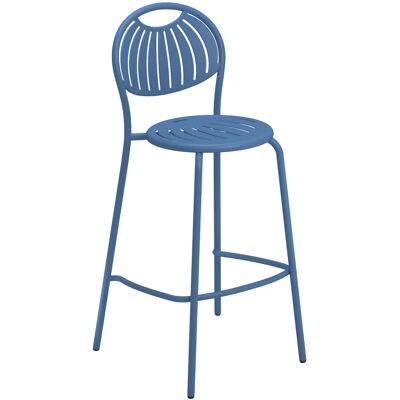 Emu - Sgabello bar Coupole - Blu - Acciaio verniciato - Designer Studio Emu - Sgabello bar Coupole - Blu - Acciaio verniciato - Designer Studio
