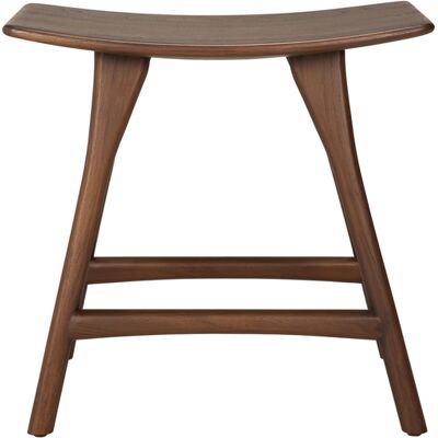 Ethnicraft - Sgabello Osso - Marrone - Teak massello tinto marrone - Designer Grain & Green Ethnicraft - Sgabello Osso - Marrone - Teak massello tinto marrone - Designer Grain & Green
