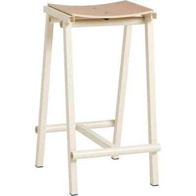 Sgabello bar HAY Modello 8 Eggshell - Design industriale Sgabello bar HAY Modello 8 Eggshell - Design industriale