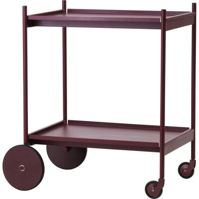 Normann Copenhagen - Carrello/tavolo d'appoggio Rul - Viola - Acciaio termolaccato - Designer Simon Legald Normann Copenhagen - Carrello/tavolo d'appoggio Rul - Viola - Acciaio termolaccato - Designer Simon Legald