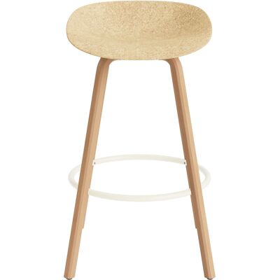 Normann Copenhagen - Mat Barhocker Wood - beige - sgabello da bar Normann Copenhagen - Mat Barhocker Wood - beige - sgabello da bar