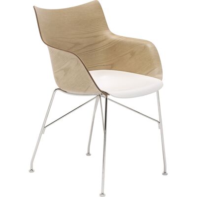 Kartell - Poltrona Smart Wood - Legno naturale - Compensato di frassino naturale sagomato - Designer Philippe Starck Kartell - Poltrona Smart Wood - Legno naturale - Compensato di frassino naturale sagomato - Designer Philippe Starck