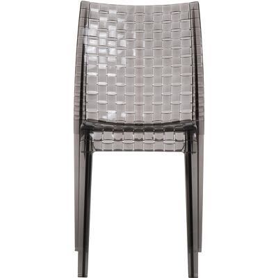 Kartell - Sedia impilabile Ami Ami - Grigio - policarbonato - Designer Tokujin Yoshioka Kartell - Sedia impilabile Ami Ami - Grigio - policarbonato - Designer Tokujin Yoshioka
