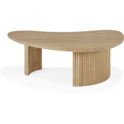 Ethnicraft - Tavolino Boomerang - Legno naturale - Massello di quercia oliato - Designer Alain van Havre Ethnicraft - Tavolino Boomerang - Legno naturale - Massello di quercia oliato - Designer Alain van Havre