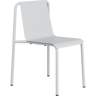 TIPTOE - Sedia impilabile Panorama - Grigio - Acciaio termolaccato TIPTOE - Sedia impilabile Panorama - Grigio - Acciaio termolaccato