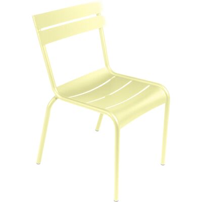 Fermob - Sedia impilabile Luxembourg - Giallo - Alluminio laccato - Designer Frédéric Sofia Fermob - Sedia impilabile Luxembourg - Giallo - Alluminio laccato - Designer Frédéric Sofia