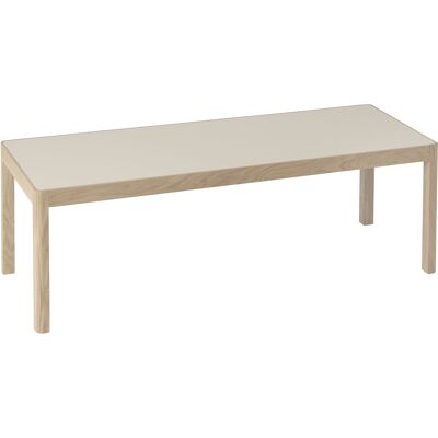 Tavolino Workshop Muuto - Legno Naturale & Linoleum - Design Scandinavo Tavolino Workshop Muuto - Legno Naturale & Linoleum - Design Scandinavo