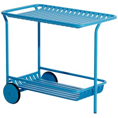 Petite Friture - Carrello/tavolo d'appoggio Week-end - Blu - Alluminio - Designer Studio BrichetZiegler Petite Friture - Carrello/tavolo d'appoggio Week-end - Blu - Alluminio - Designer Studio BrichetZiegler