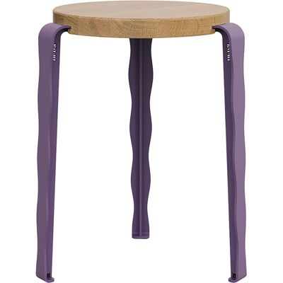 TIPTOE - Sgabello Uchronia - Viola - Rovere massello eco-certificato - Designer Uchronia TIPTOE - Sgabello Uchronia - Viola - Rovere massello eco-certificato - Designer Uchronia